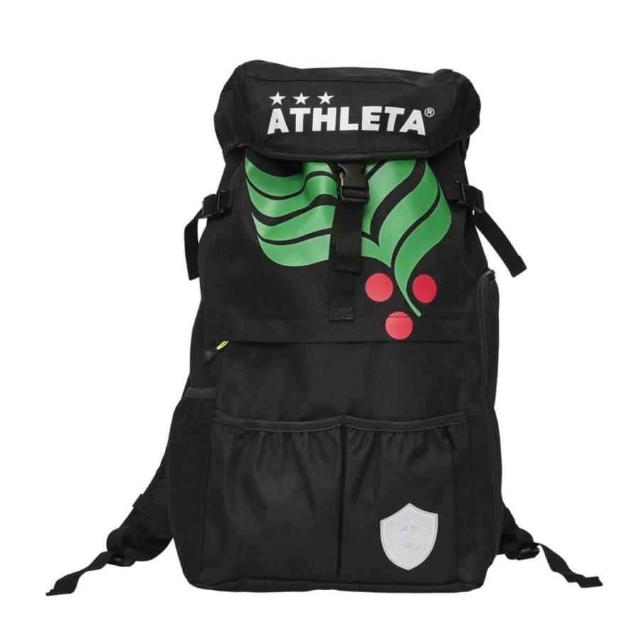 【新品】ATHLETA バックパック 黒/緑 定価9020円 ATHLETA（アスレタ） カフェブラバックパック サッカー フットサル