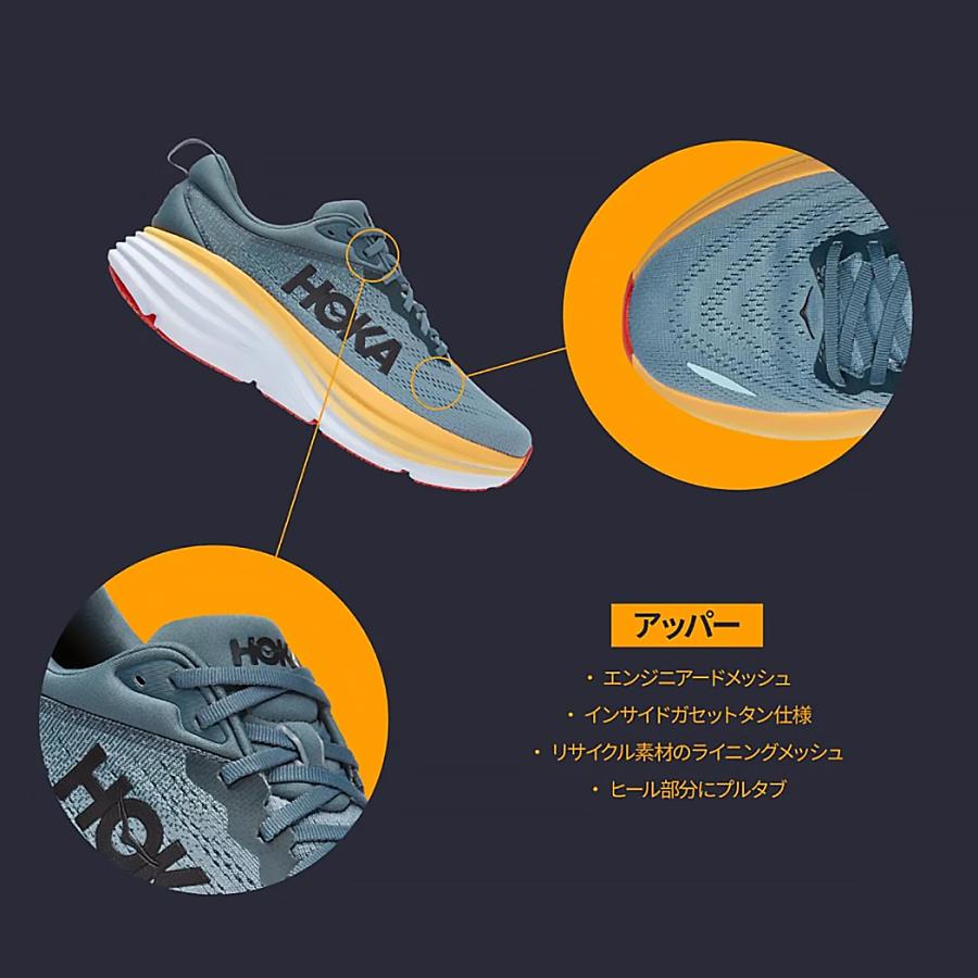 HOKA ONEONE（ホカ オネオネ） ホカ HOKA BONDI 8 ボンダイ 8 メンズ