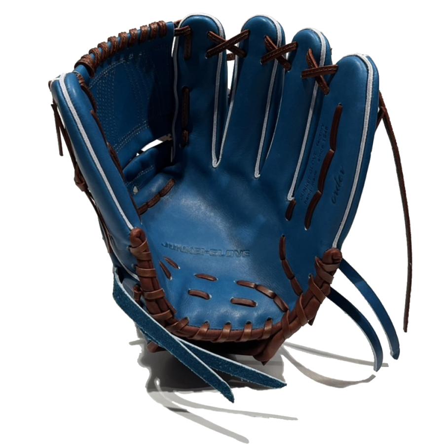 ジュンケイグラブ 青 左投外野手用 PRO（まめいた） ジュンケイグラブ JUNKEI-GLOVE ファクトリー