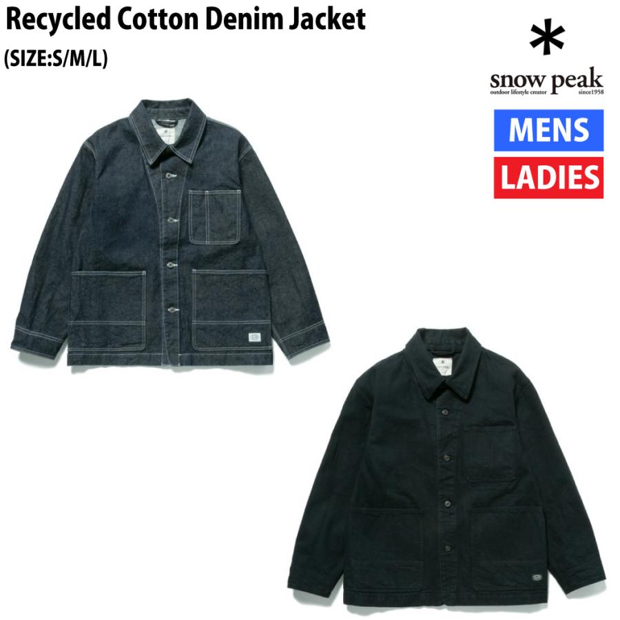 snow peak スノーピーク snowpeak Recycled Cotton Denim Jacket