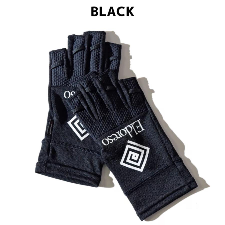 KAZU【新品】 ELDORESO エルドレッソ ネコポス対応]ELDORESO Half-Cut Gloves E7903624 エルドレッソ
