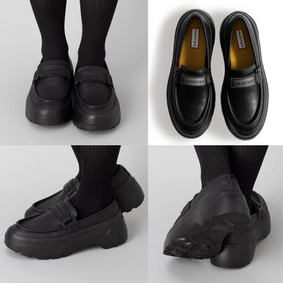 【HUNTER 】リファインド エクスプローラー フラットフォーム ローファー HUNTER（ハンター） HUNTER REFINED EXPLORER FLATFORM LOAFERS