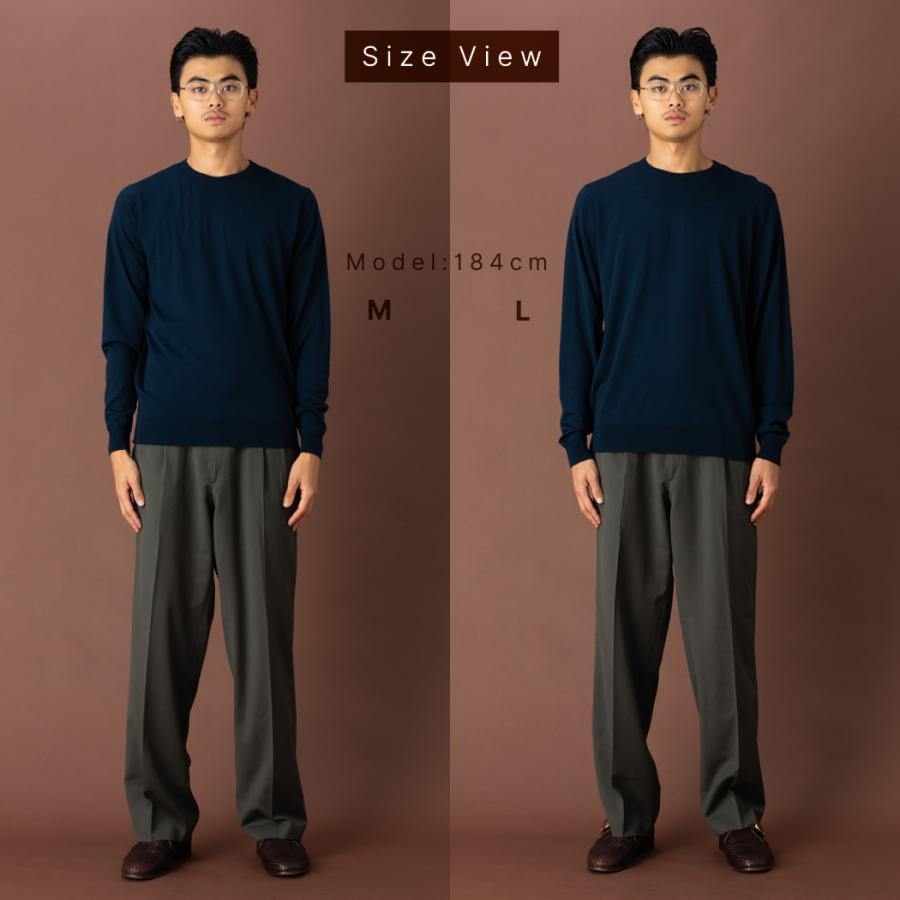 JOHN SMEDLEY（ジョンスメドレー） JOHN SMEDLEY SCANLAN クルーネック