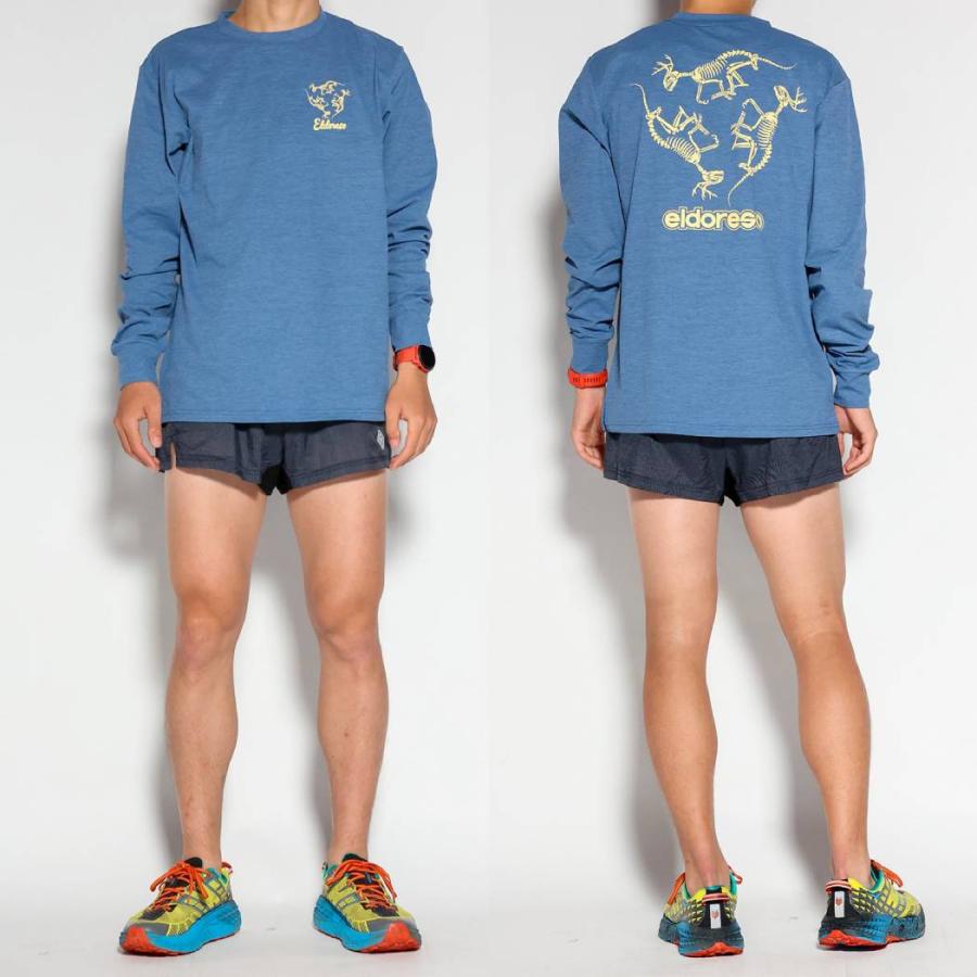 エルドレッソ ELDORESO Bone Dinosaur Long T メンズ レディース ユニセックス スポーツ トレーニング Tシャツ 長袖Tシャツ 吸水 速乾 E1104024 エルドレッソ ELDORESO Bone Dinosaur Long T メンズ レディース ユニセックス スポーツ トレーニング Tシャツ 長袖Tシャツ 吸水 速乾 E1104024