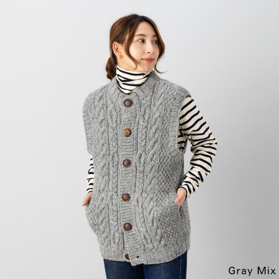 45Rカシミアベスト　handknitted 45Rカシミアベスト handknitted