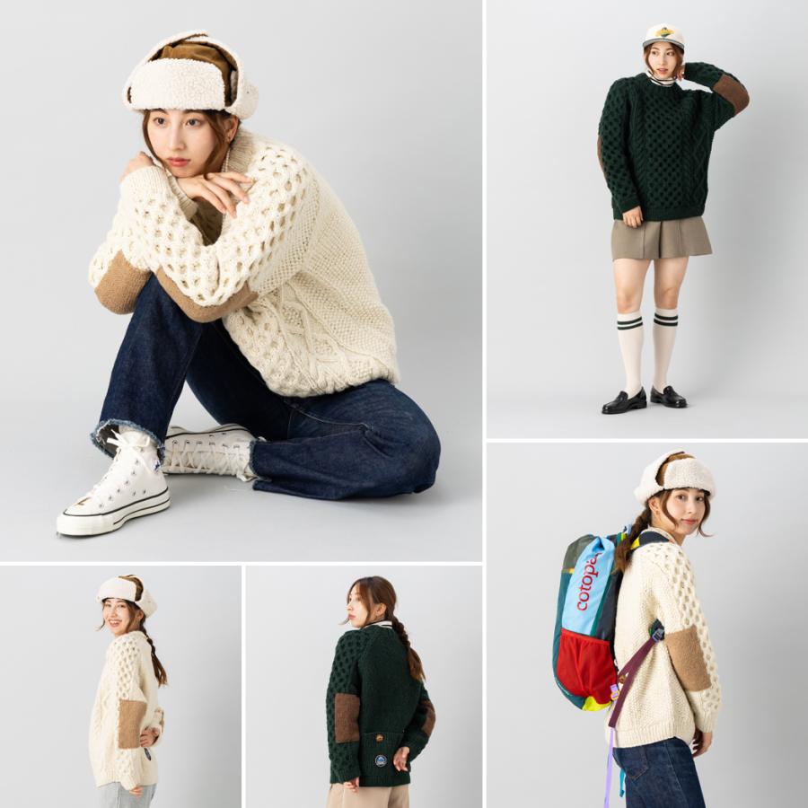 ヒマラヤンクライマーズハンドニット HIMALAYAN CLIMBERS HANDKNIT 手編みクルー ニット セーター メンズ レディース HCK-F07_11