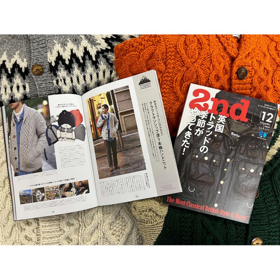 ヒマラヤンクライマーズハンドニット HIMALAYAN CLIMBERS HANDKNIT 手編みクルー ニット セーター メンズ レディース HCK-F07_17