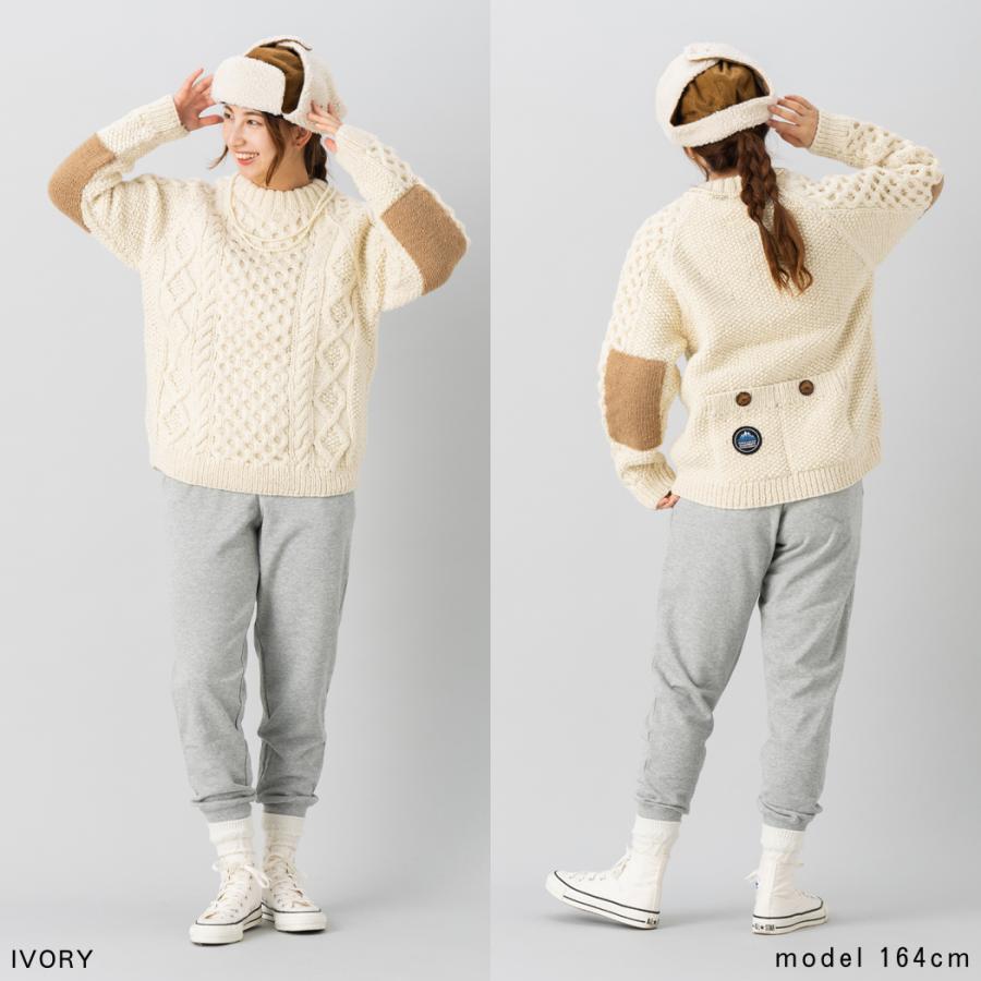 ヒマラヤンクライマーズハンドニット HIMALAYAN CLIMBERS HANDKNIT 手編みクルー ニット セーター メンズ レディース HCK-F07_8