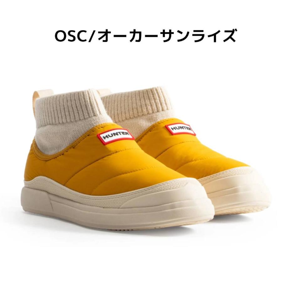 靴 HUNTER HUNTER（ハンター） HUNTER IN/OUT PUFFER KNITTED CUFF BOOT イン