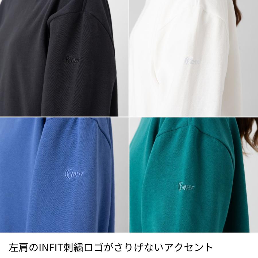 INFIT（インフィット） モックネックスウェットロングTシャツ メンズ