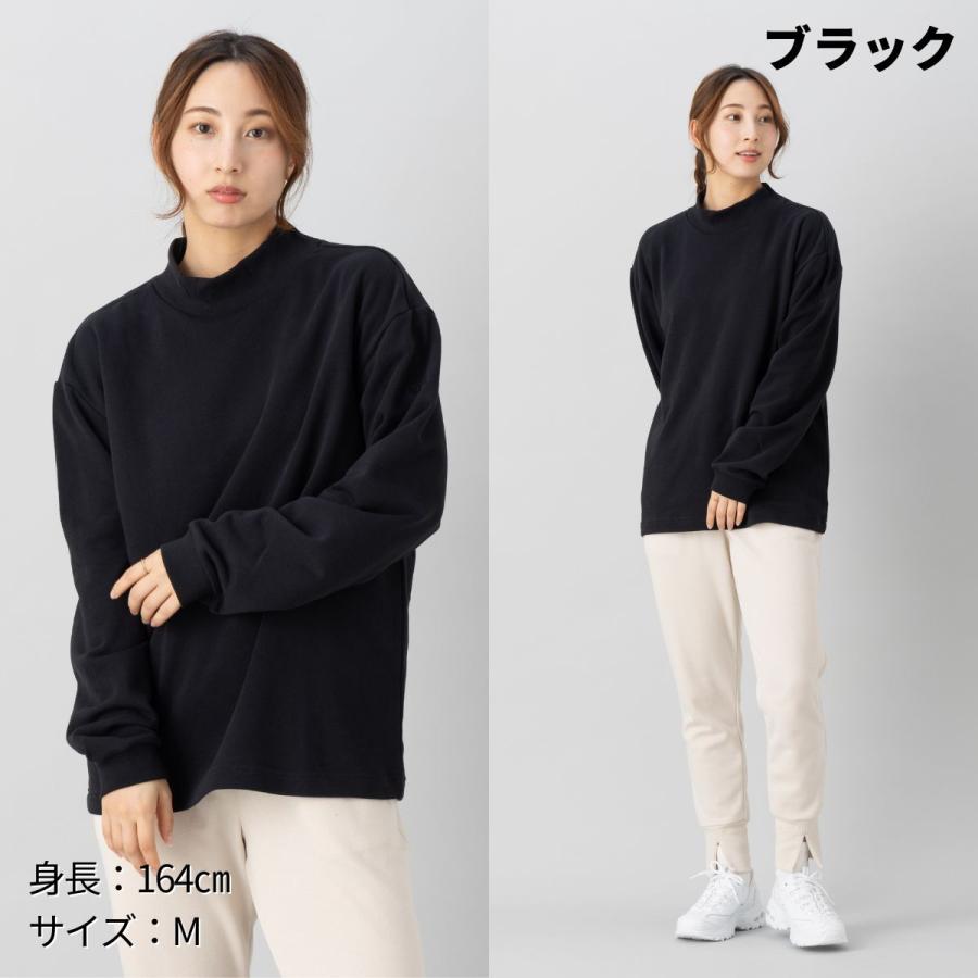 INFIT（インフィット） モックネックスウェットロングTシャツ メンズ