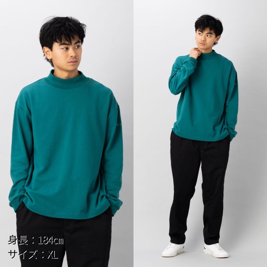 INFIT（インフィット） モックネックスウェットロングTシャツ メンズ