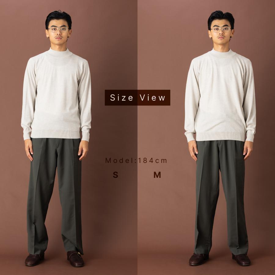 JOHN SMEDLEY（ジョンスメドレー） モックネック長袖ニットプル