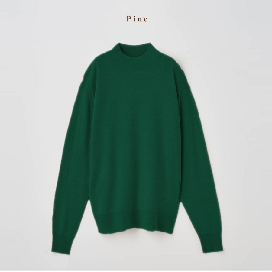 ジョンスメドレー JOHN SMEDLEY AMITY モックネック長袖ニットプル 