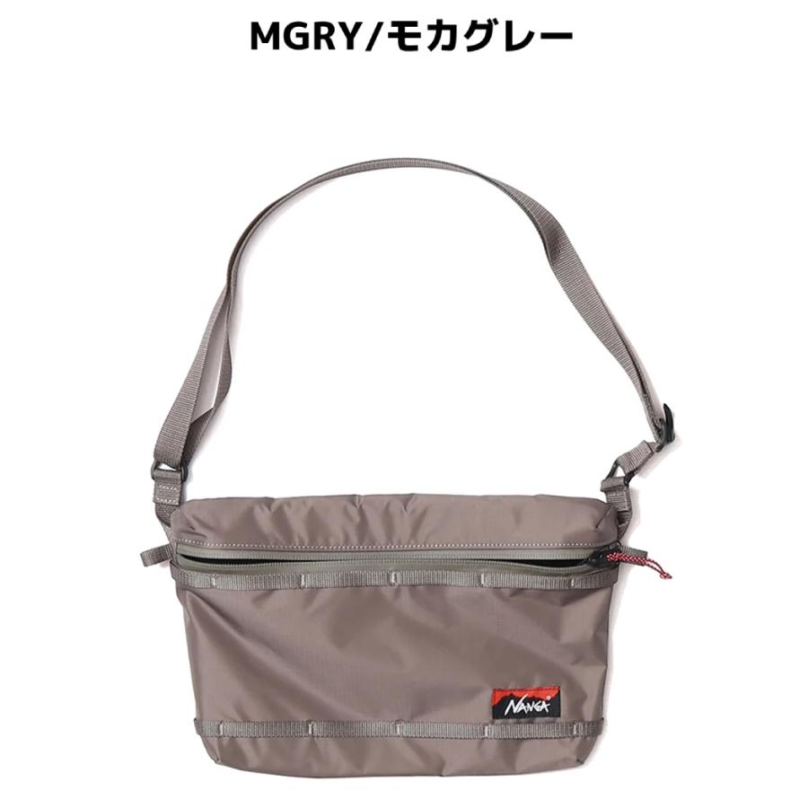NANGA AURORA TEX SACOCHE オーロラテックス サコッシュ メンズ レディース ユニセックス バッグ 防水 透湿 カジュアル バッグ 【プレートサフィアーノレザークラッチバッグ】 N00028