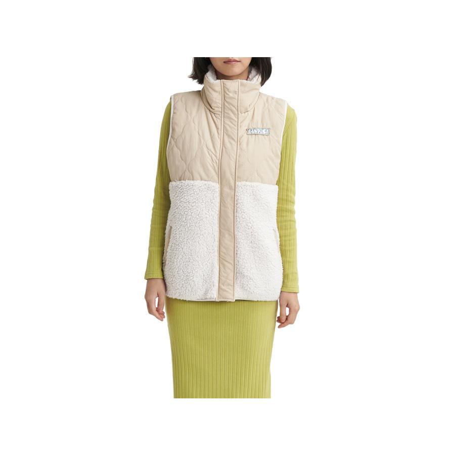 ロキシー ROXY UPON US VEST アポン アス ボアベスト レディース 秋 冬 ホワイト 白 スポーツ フィットネス アウター ベスト 防寒 RJK234013-NAT | ROXY