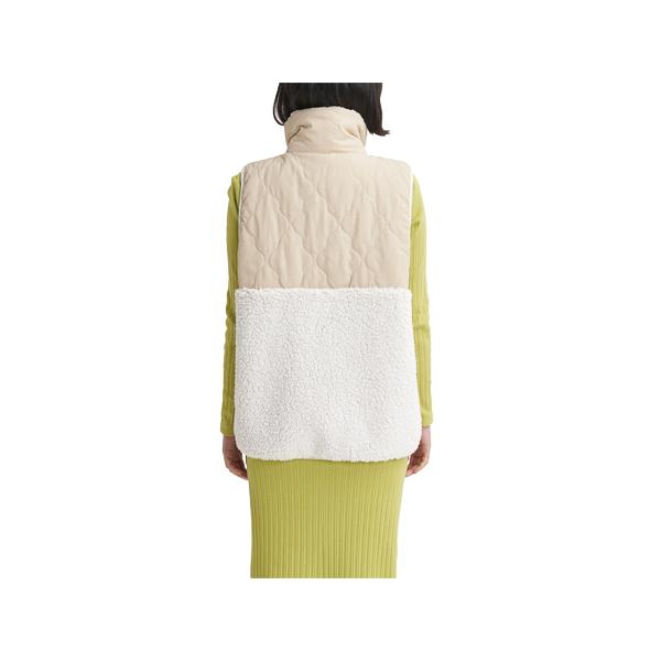 ロキシー ROXY UPON US VEST アポン アス ボアベスト レディース 秋 冬 ホワイト 白 スポーツ フィットネス アウター ベスト 防寒 RJK234013-NAT | ROXY | 01