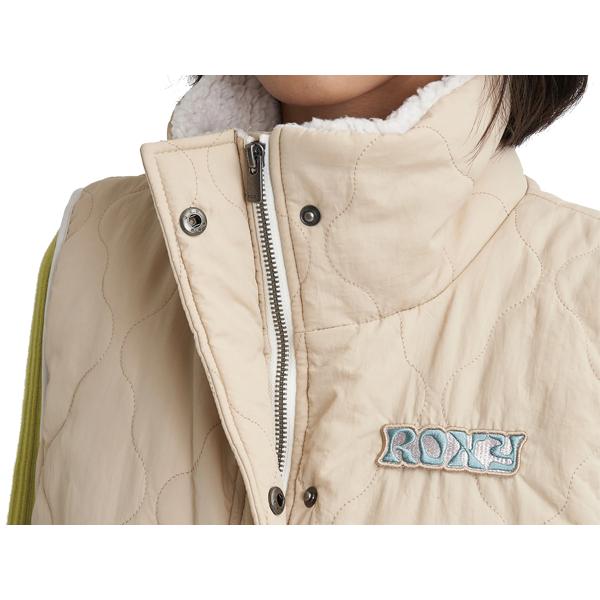 ロキシー ROXY UPON US VEST アポン アス ボアベスト レディース 秋 冬 ホワイト 白 スポーツ フィットネス アウター ベスト 防寒 RJK234013-NAT | ROXY | 02