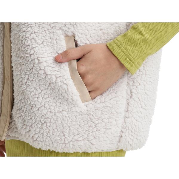 ロキシー ROXY UPON US VEST アポン アス ボアベスト レディース 秋 冬 ホワイト 白 スポーツ フィットネス アウター ベスト 防寒 RJK234013-NAT | ROXY | 05