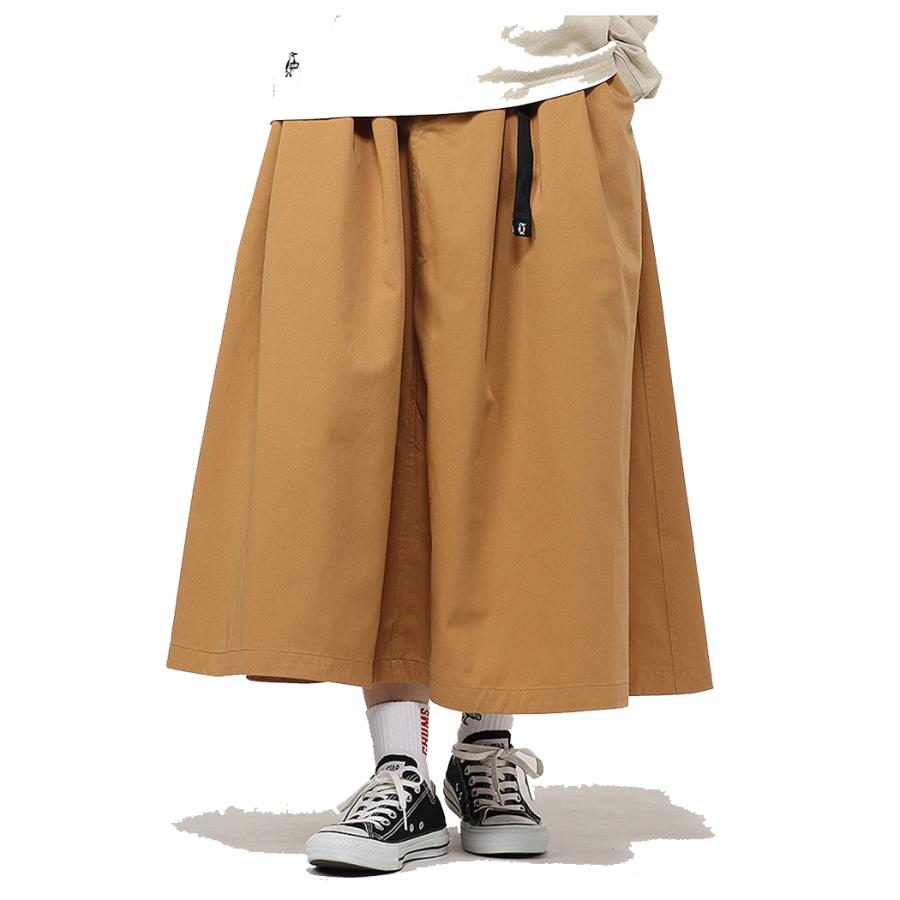 CHUMS チャムス Two Tuck Wide Skirt TC ツータックワイド