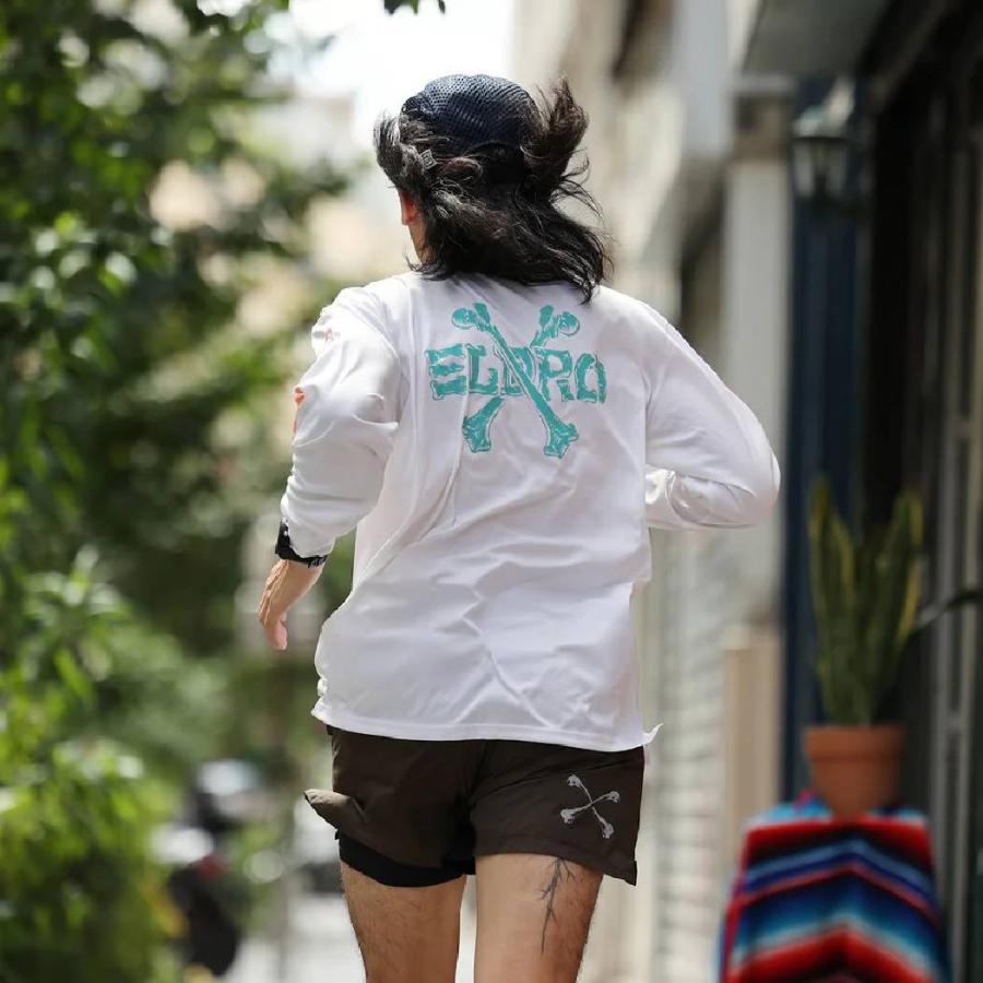 エルドレッソ ランニング ロングTシャツ ELDORESO（エルドレッソ） ELDORESO Life is Long T ライフイズロングT