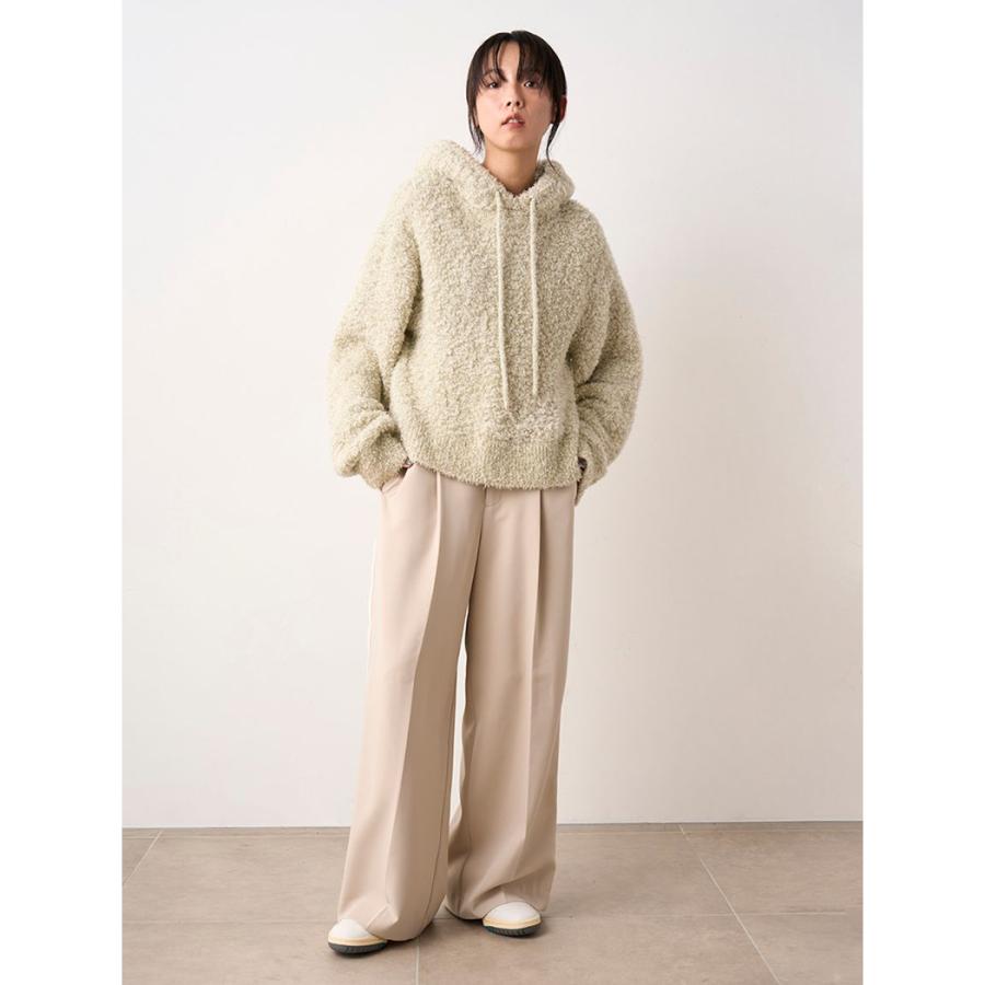 エミ emmi ラインタックパンツ レディース オールシーズン ベージュ ブラック ポケットあり カジュアル パンツ シーズンレス サイドライン シンプル きれいめ 13WFP245053 emmi エミ ラインタックパンツ レディース オールシーズン ベージュ