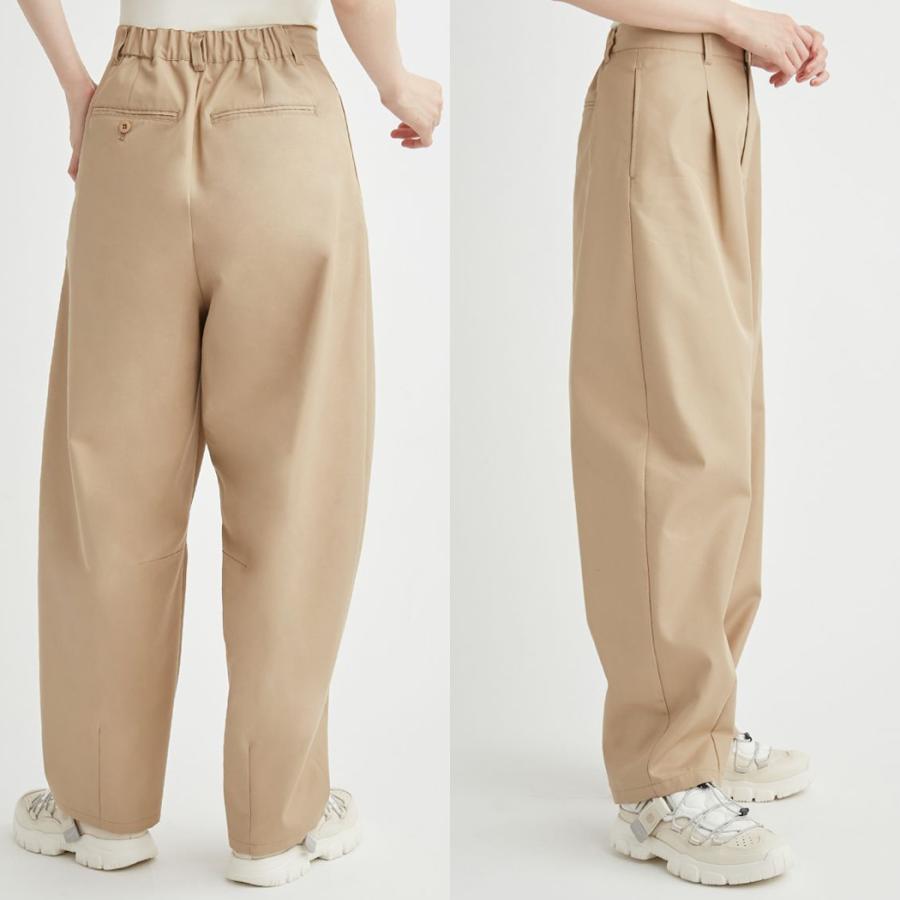 emmi エミ セミカーブチノパンツ レディース オールシーズン ネイビー