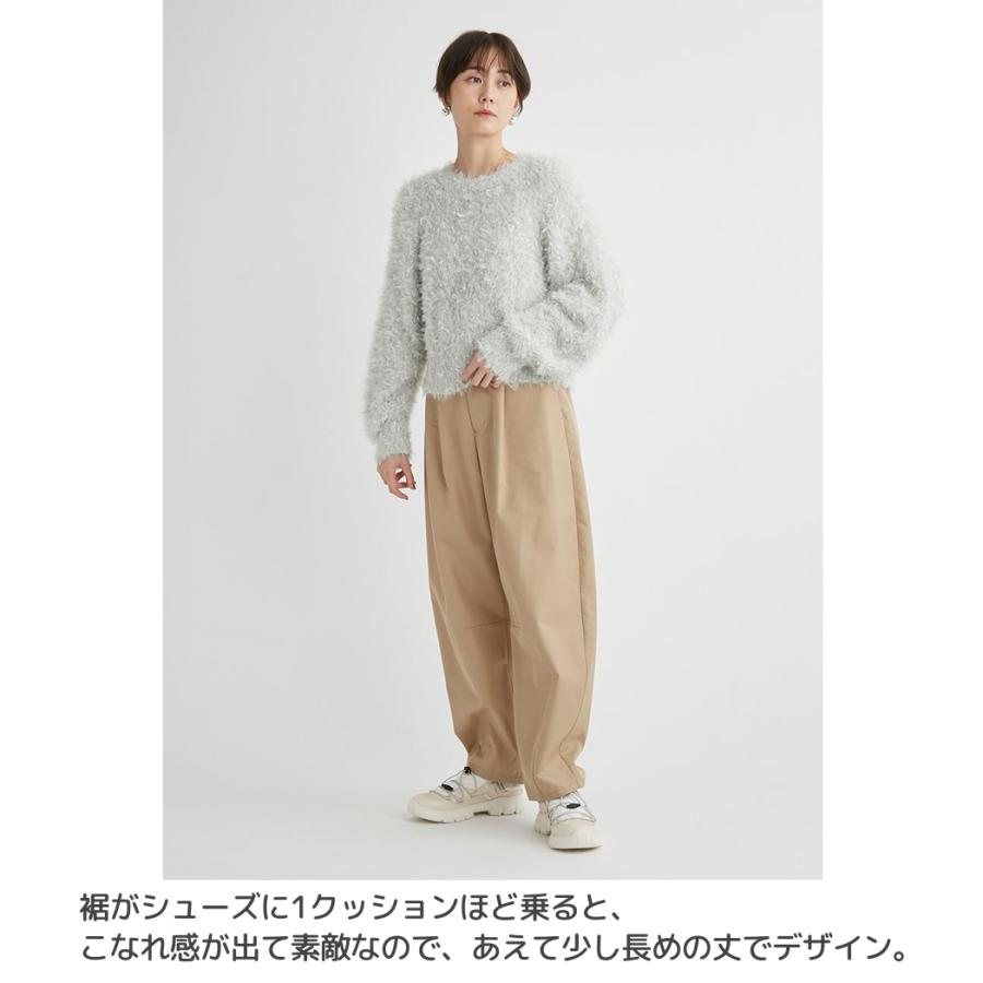 emmi エミ セミカーブチノパンツ レディース オールシーズン ネイビー