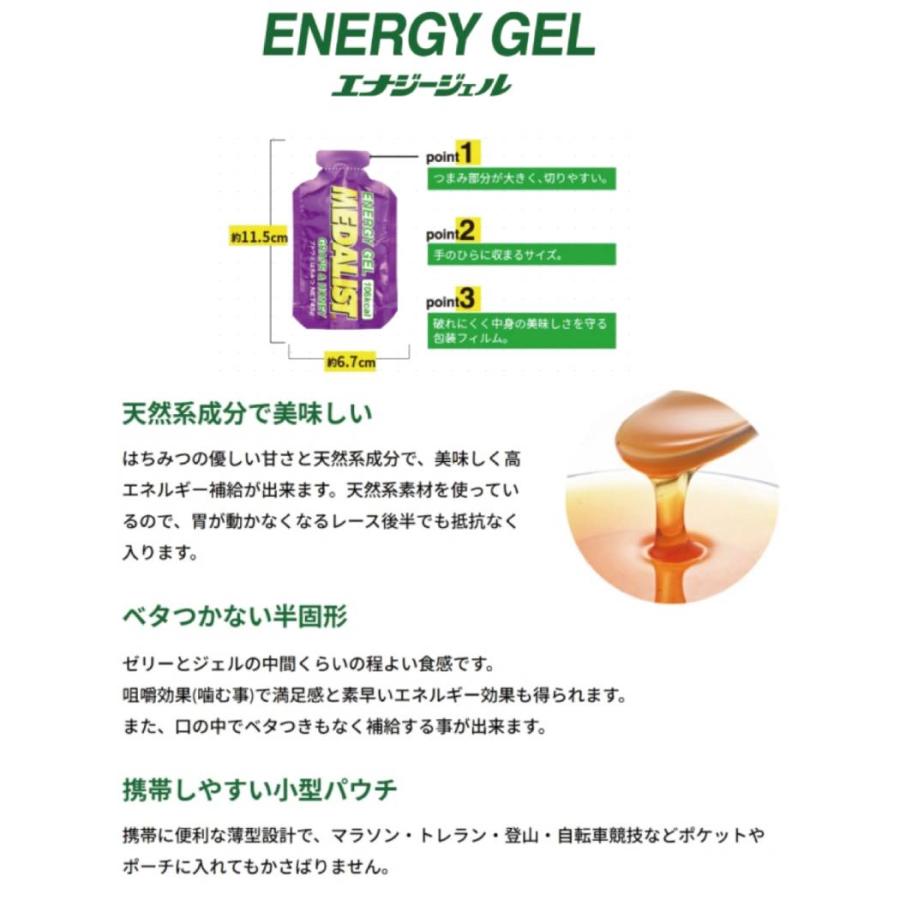 メダリスト MEDALIST ENERGY GEL エナジージェル スポーツ マラソン