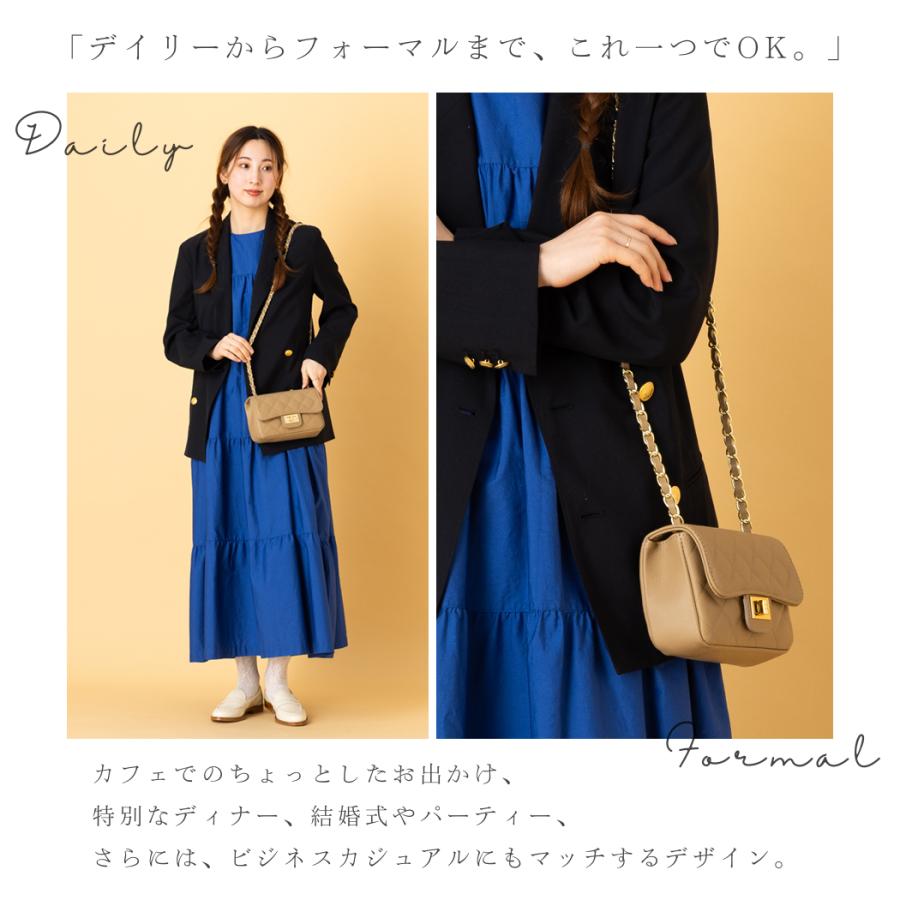 AULENTTI（オウレンティ） オーレンティ レザーキルティングチェーン