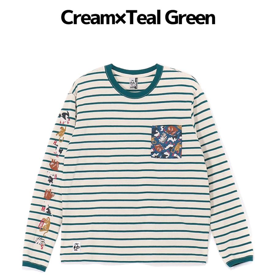 CHUMS（チャムス） CHUMS ANIMALS POCKET L/S T SHIRT アニマルズ
