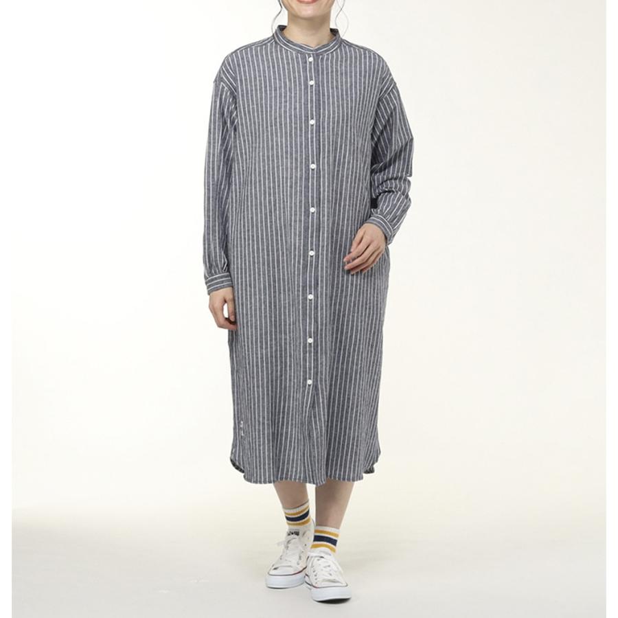 CHUMS（チャムス） ハリケーンロングワンピース シャツワンピース