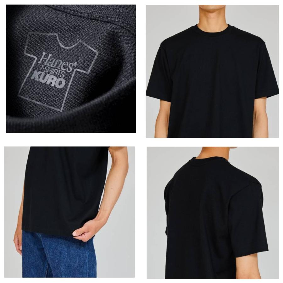 Hanes（ヘインズ） Hanes KURO クルーネックTシャツ Hanes T-SHIRTS 