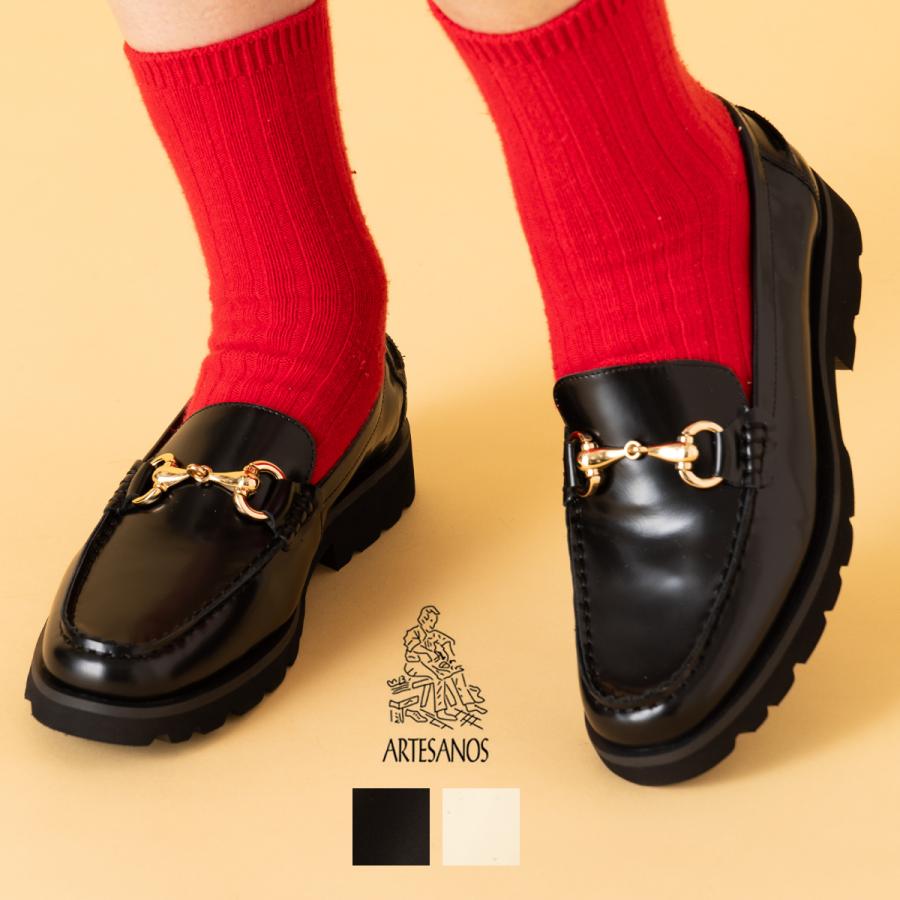 ARTESANOS（アルテサノス） レザービットローファー レディース 本革