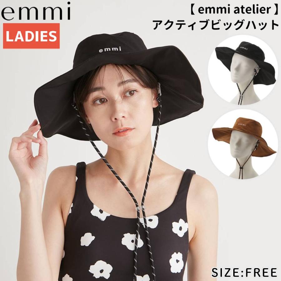 emmi エミ emmi emmi atelier アクティブビッグハット レディース