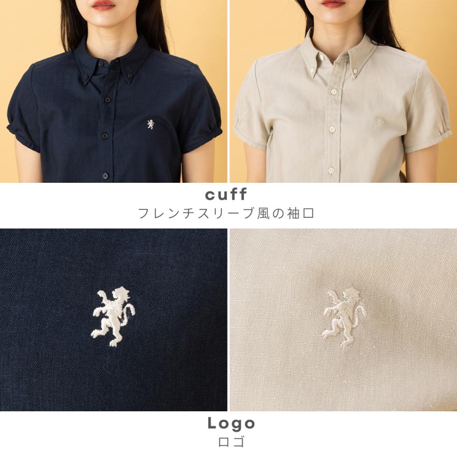 Gymphlex ジムフレックス フレンチスリーブ 半袖 シャツ ネイビー 16 