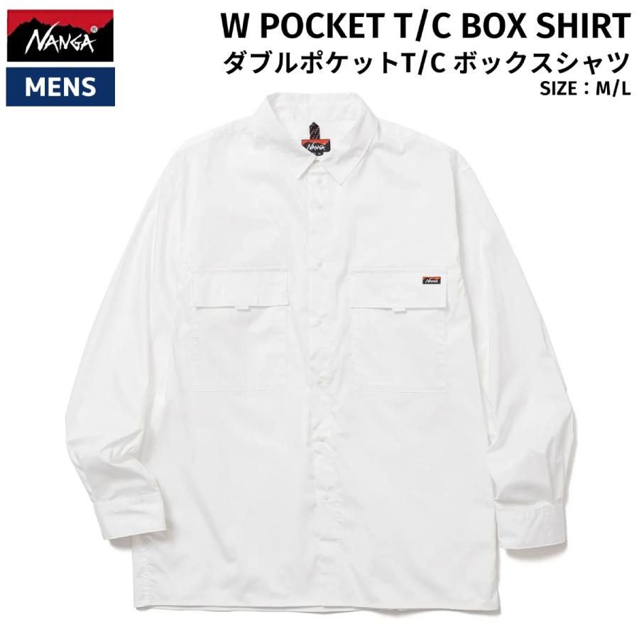 NANGA（ナンガ） NANGA W POCKET T/C BOX SHIRT ダブルポケットT/C