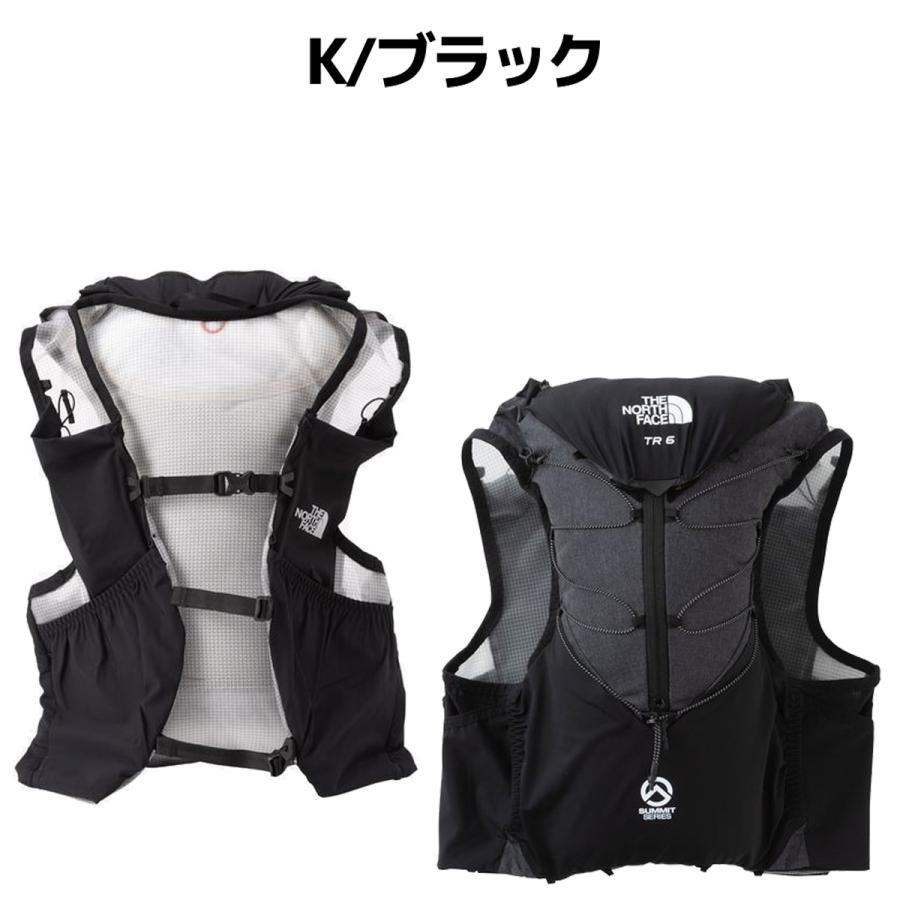 THE NORTH FACE TR6 ノースフェイス ランニングバッグ ブラック THE NORTH FACE ノースフェイス ベストタイプ パック 6L 7L 8L