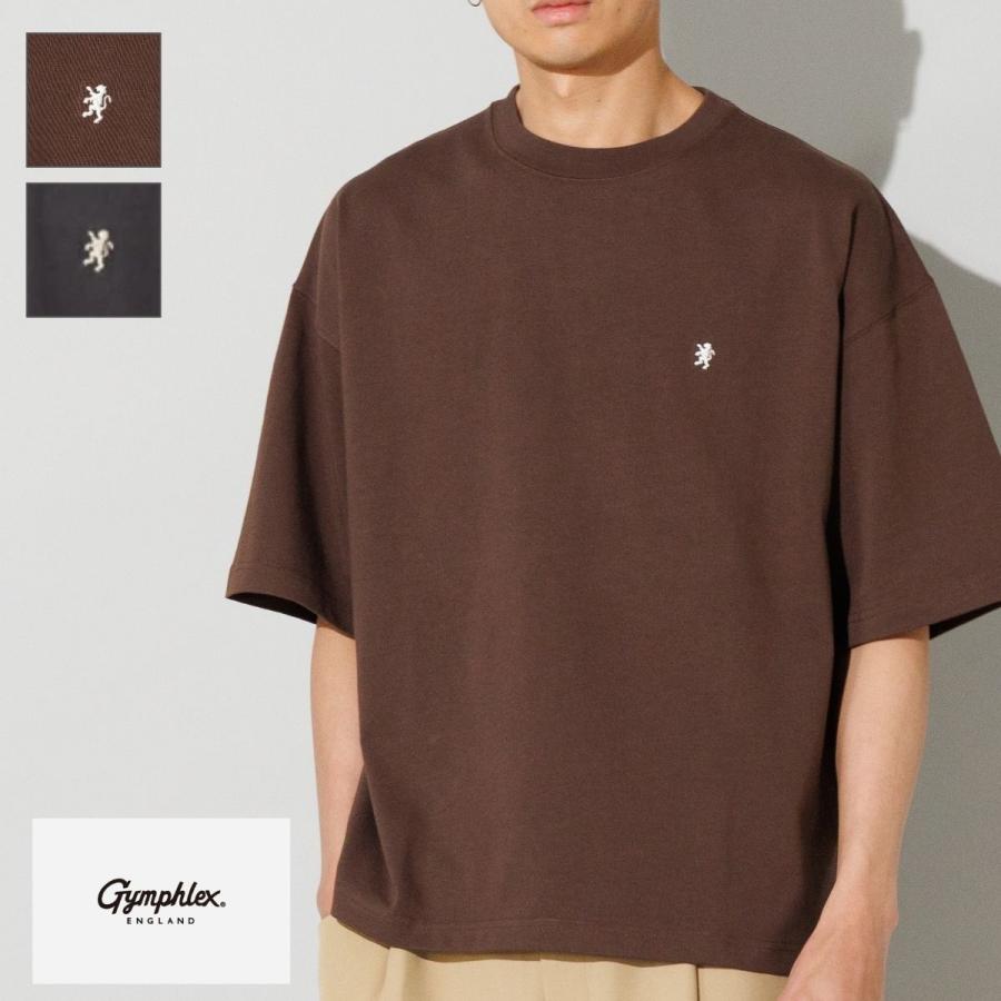 ジムフレックス GYMPHLEX コットンジャージークルーネック半袖Tシャツ