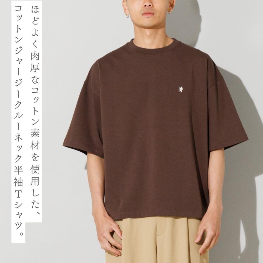 ジムフレックス　コットンプルオーバーシャツ　ベージュ14　Gymphlex ジムフレックス GYMPHLEX コットンジャージークルーネック半袖Tシャツ