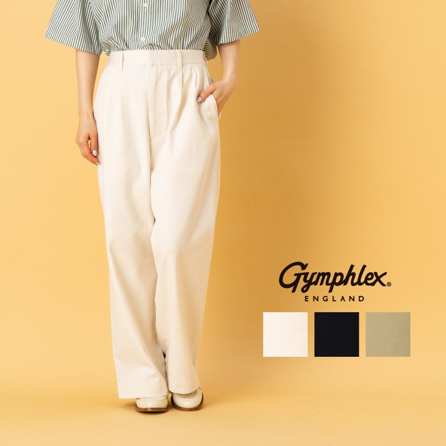 GYMPHLEX（ジムフレックス） GYMPHLEX 2プリーツワイドパンツ