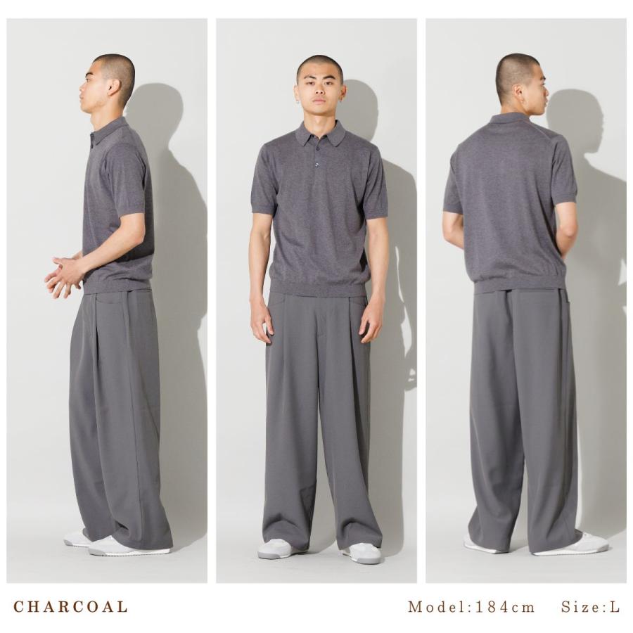 JOHN SMEDLEY ジョンスメドレー ポロシャツRHODES グレー JOHN SMEDLEY（ジョンスメドレー） ポロシャツ RHODES ITALIAN FIT