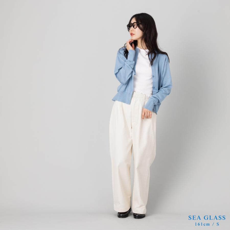 JOHN SMEDLEY（ジョンスメドレー） クルーネック長袖コットンニット