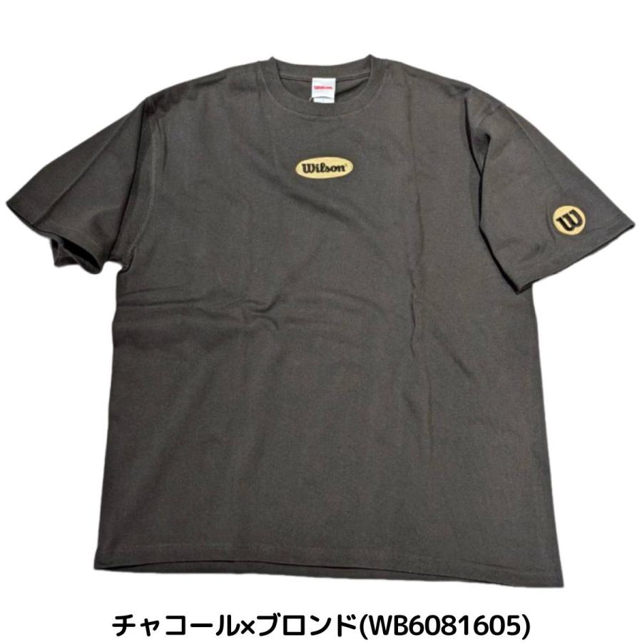 Wilson チャコール×ブランド Lサイズ Tシャツ WB6081605L Wilson ウイルソン/ウィルソン ビッグシルエットTシャツ 半袖