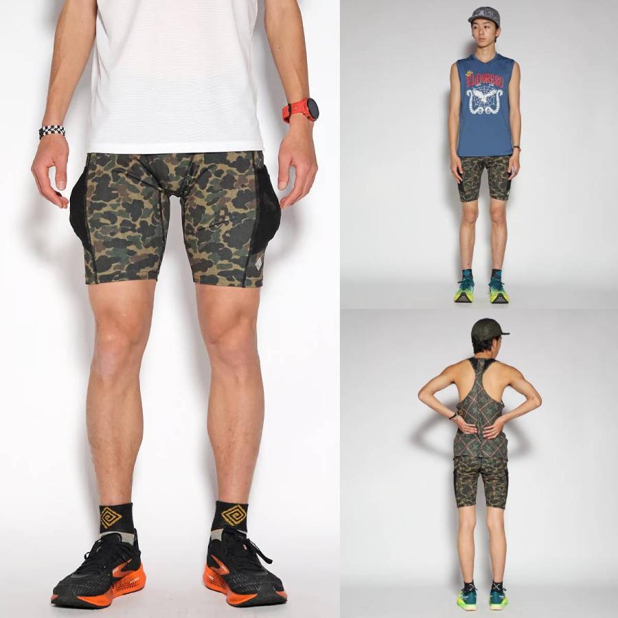 【値下げしました⏬】 エルドレッソ スカル柄 ランニングショーツ （L） 値下げしました⏬】 エルドレッソ スカル柄 ランニングショーツ