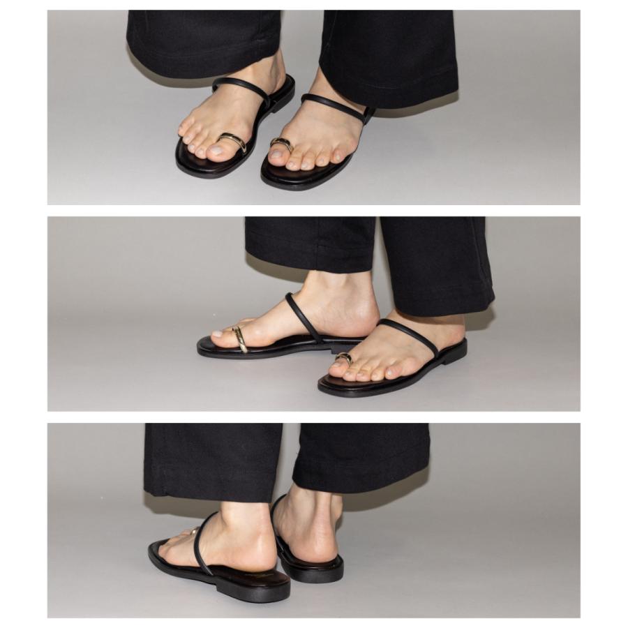 NICOLAS LAINAS（ニコラスライナス） フラットサンダル レディース