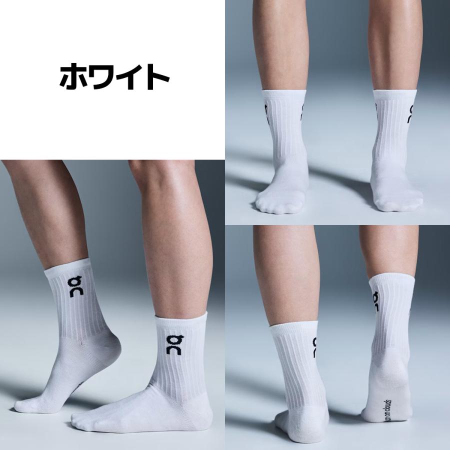 On（オン） ロゴソックス ハイ 3パック メンズ レディース ユニ