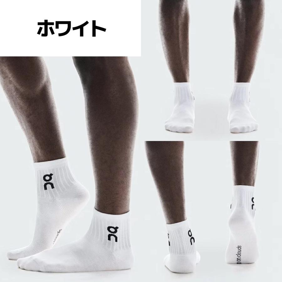 On（オン） On Logo Sock Mid 3P ロゴソックス ミッド 3パック メンズ