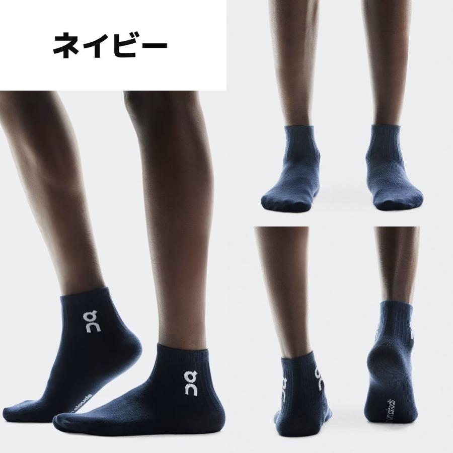 On（オン） On Logo Sock Mid 3P ロゴソックス ミッド 3パック メンズ