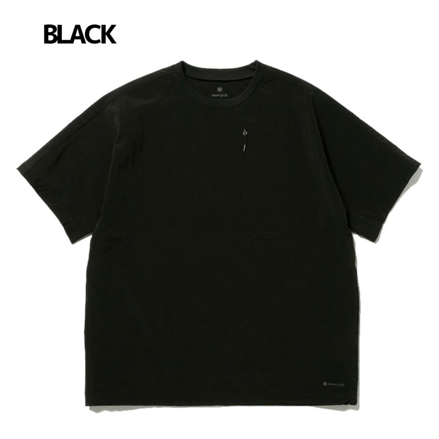  Peak ブリーザブル　クイックドライ　Tシャツ　ブラック　Ｌ snow peak snowpeak スノーピーク Breathable Quick Dry T-Shirt